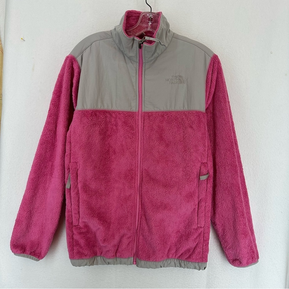 The North Face Full Zip Fuzzy Jacket Kids‎ XL Pink